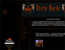 Tablet Screenshot of dirtyhorde.net